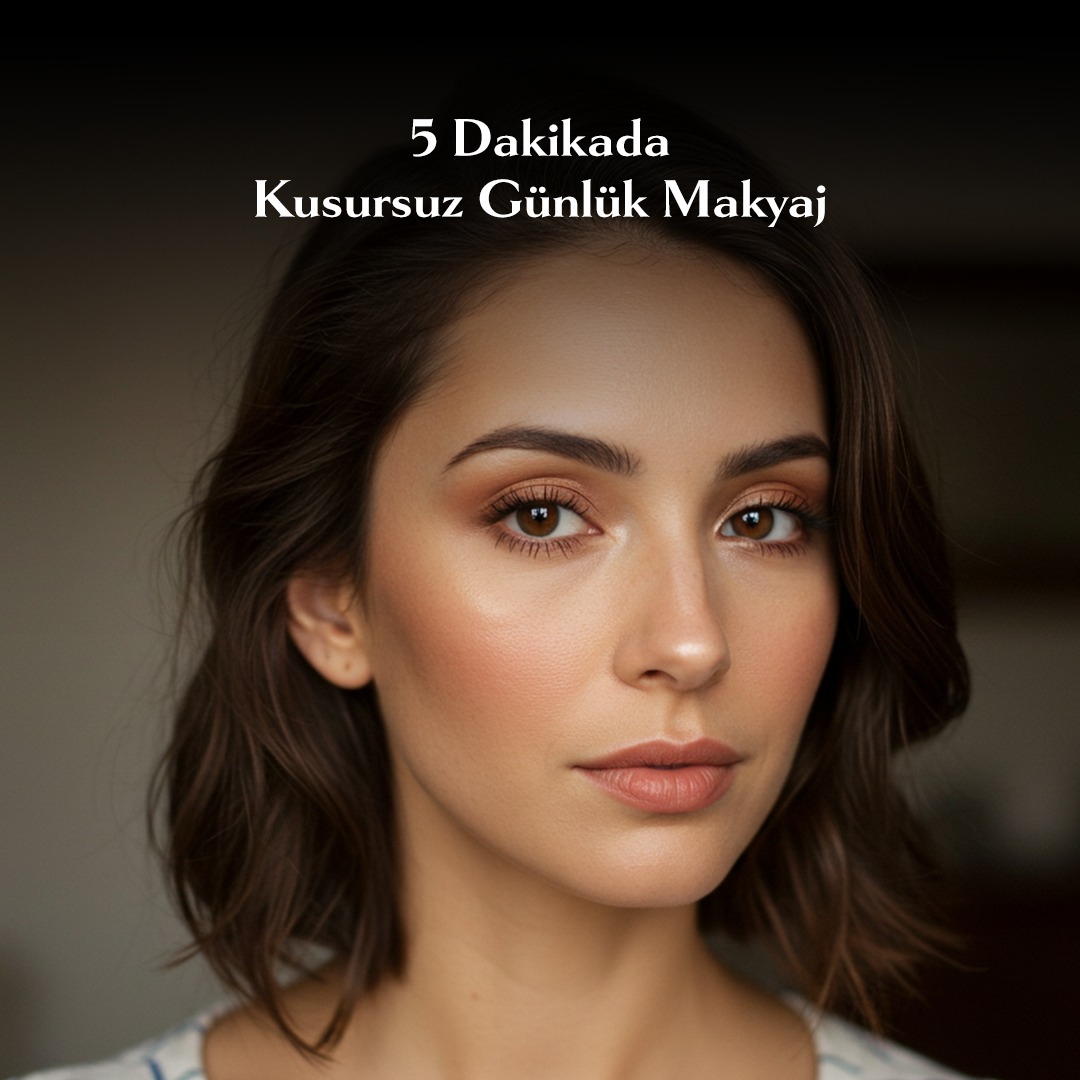5 dakikada kusursuz günlük makyaj